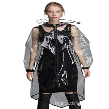 High quality Translucent PVC adult rainwear